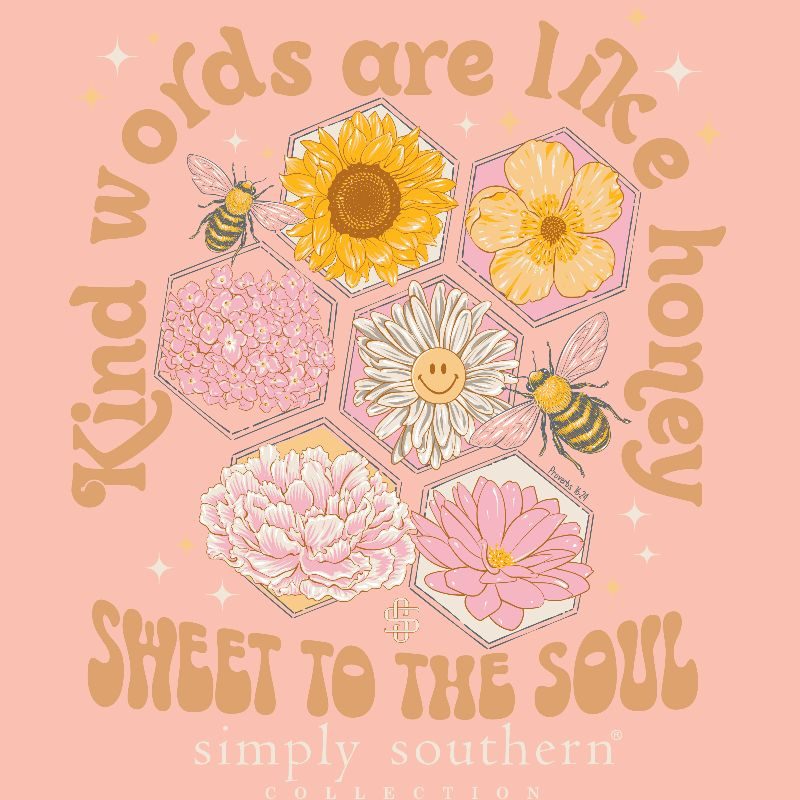 Simply Southern Bee Kind Long Sleeve T-Shirt - SimplyCuteTees