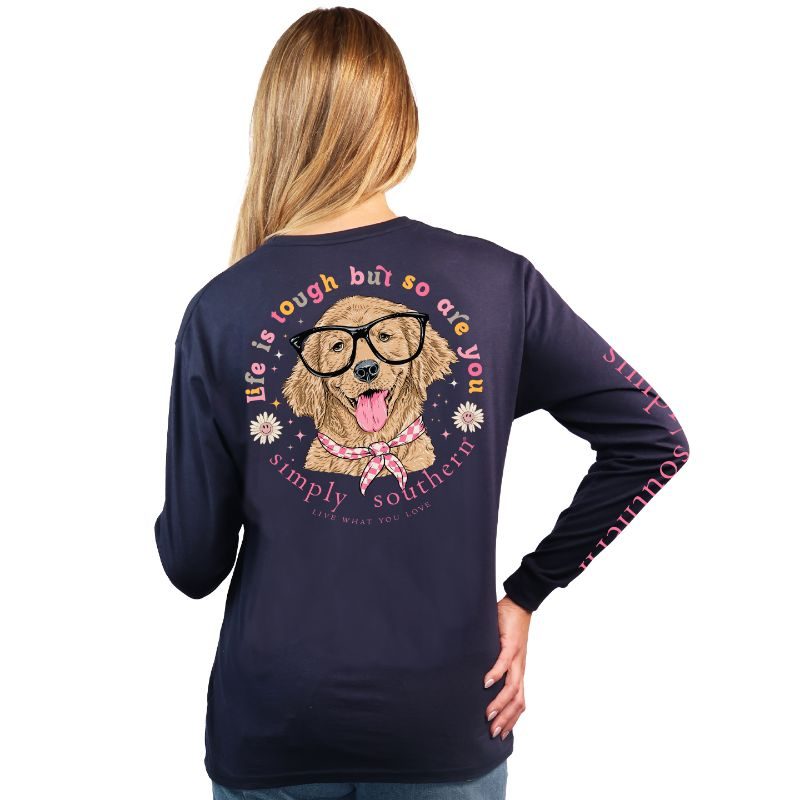 Simply Southern Life Is Tough Dog Long Sleeve T-Shirt