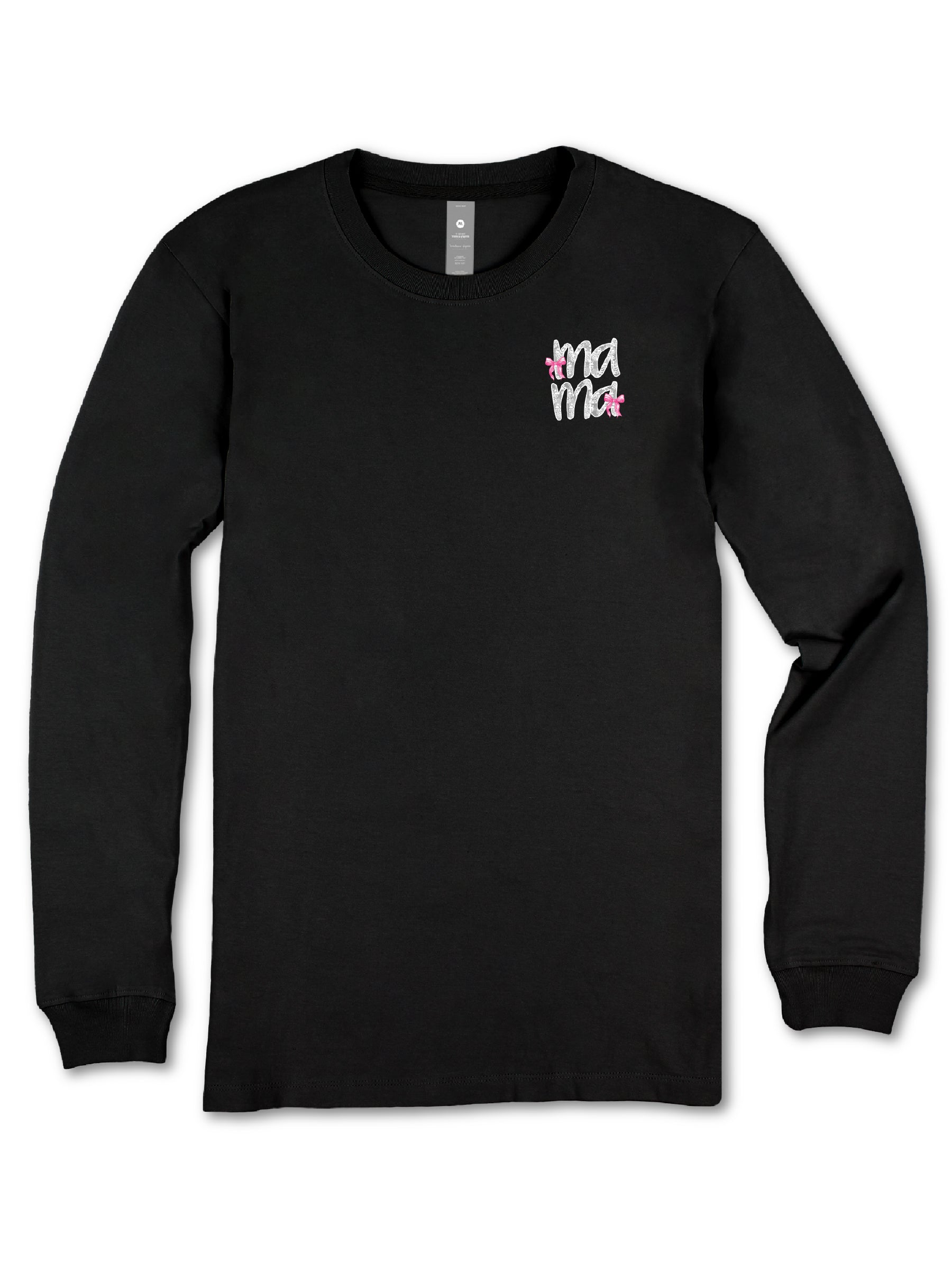 Simply Southern Mama Bows Long Sleeve T-Shirt - SimplyCuteTees