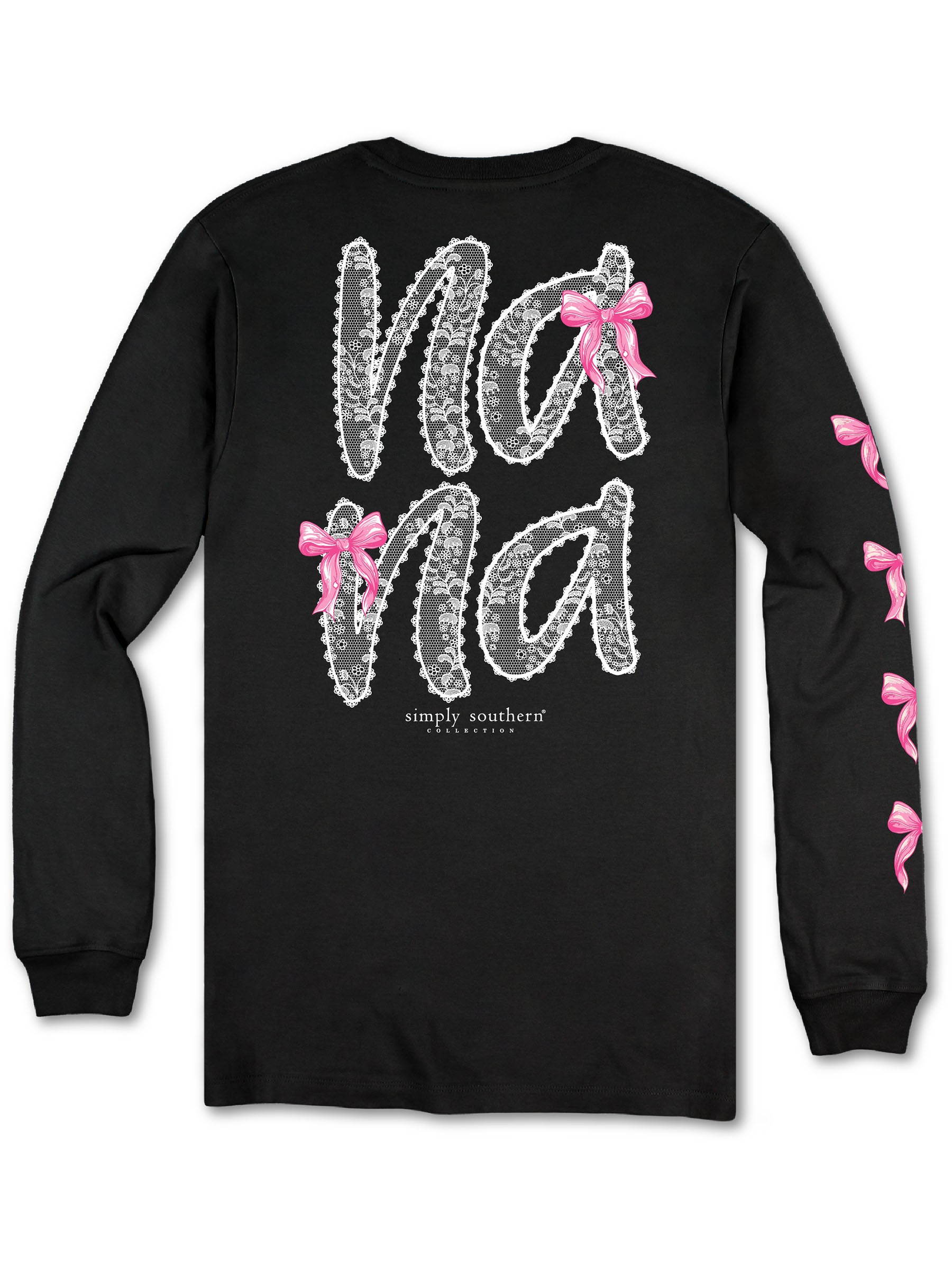 Simply Southern Nana Bows Long Sleeve T-Shirt - SimplyCuteTees