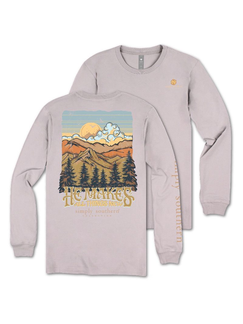 Simply Southern All Things New Long Sleeve T-Shirt - SimplyCuteTees