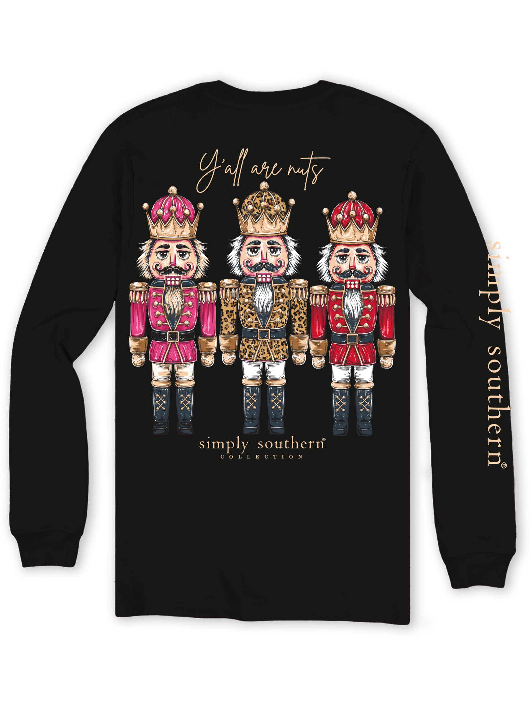 Simply Southern Nutcracker Holiday Long Sleeve T-Shirt - SimplyCuteTees