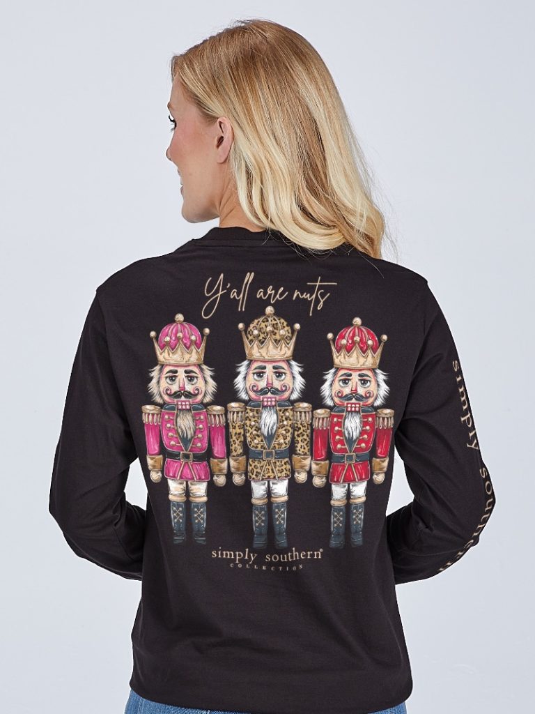 Simply Southern Nutcracker Holiday Long Sleeve T-Shirt - SimplyCuteTees