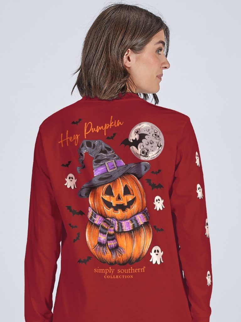 Simply Southern Hey Pumpkin Fall Long Sleeve T-Shirt - SimplyCuteTees