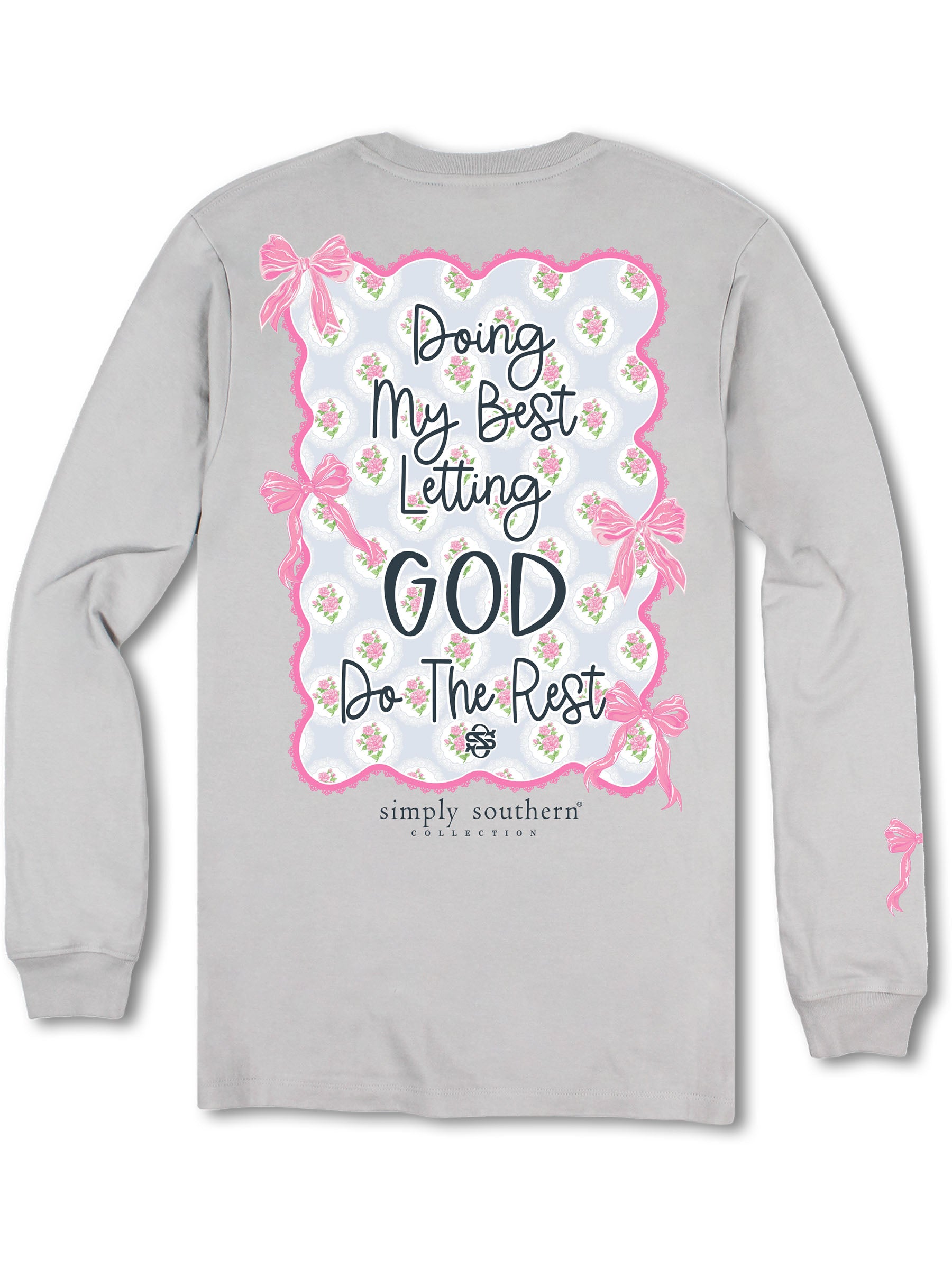 Simply Southern My Best God Long Sleeve T-Shirt - SimplyCuteTees