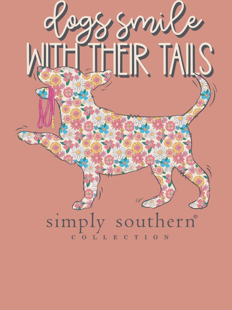 Simply Southern Dogs Smile Long Sleeve T-Shirt