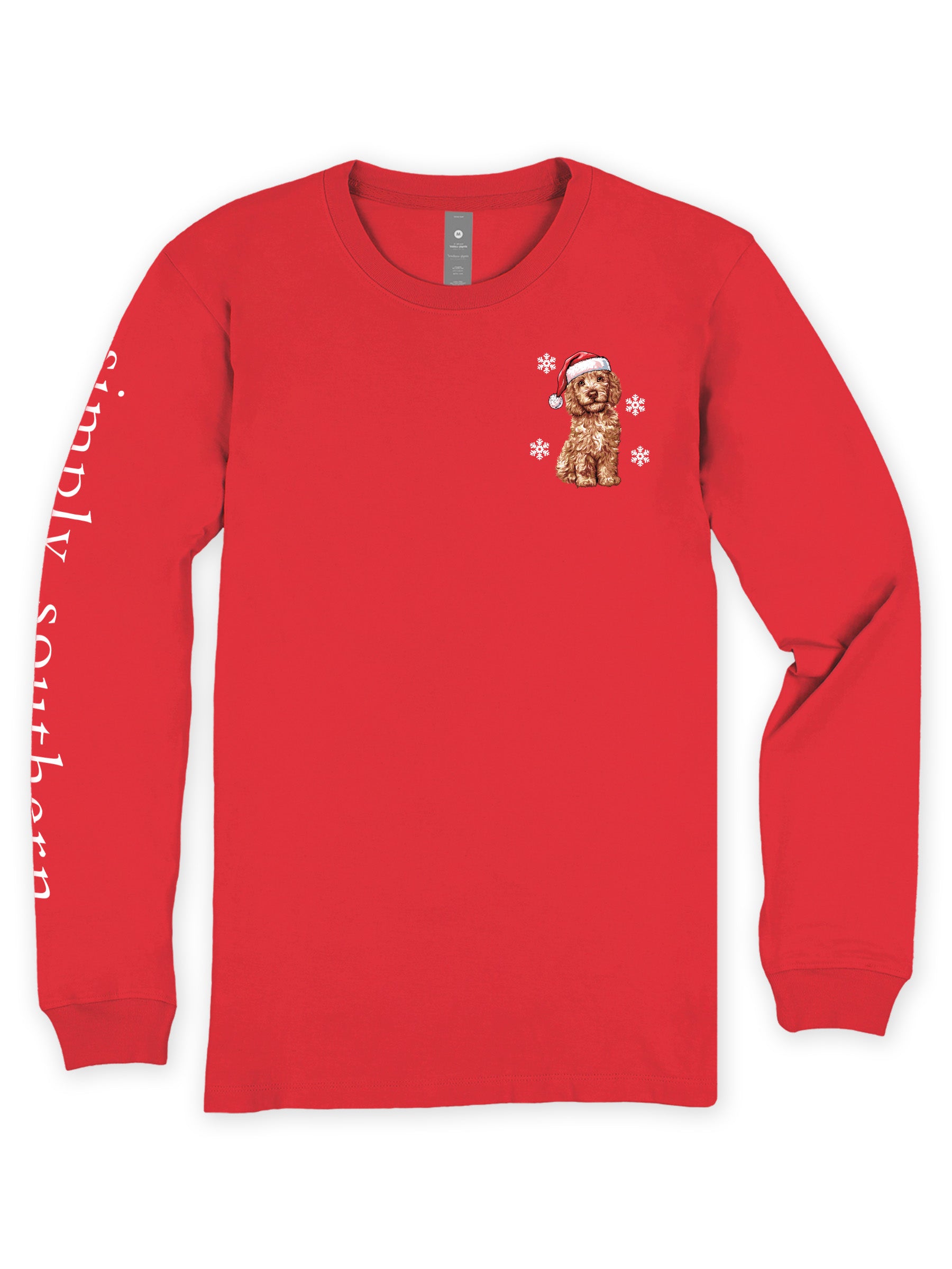 Simply Southern Let It Snow Dog Holiday Long Sleeve T-Shirt