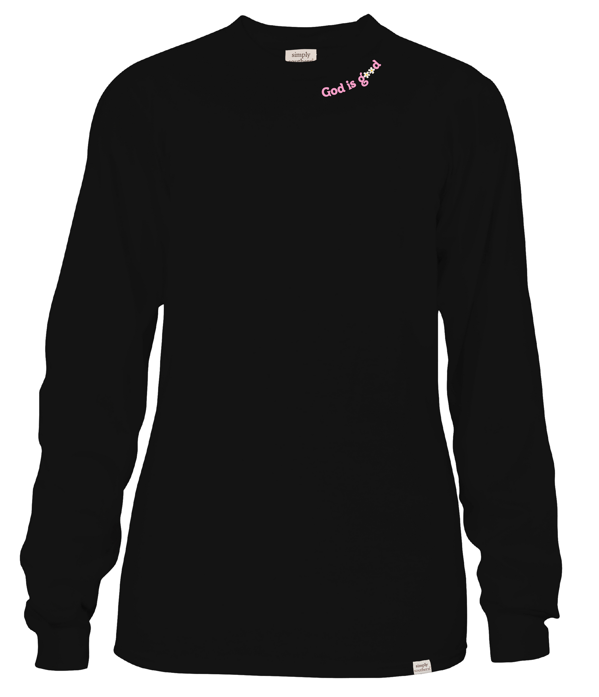 Simply Southern Song Guitar Flowers Long Sleeve T-Shirt