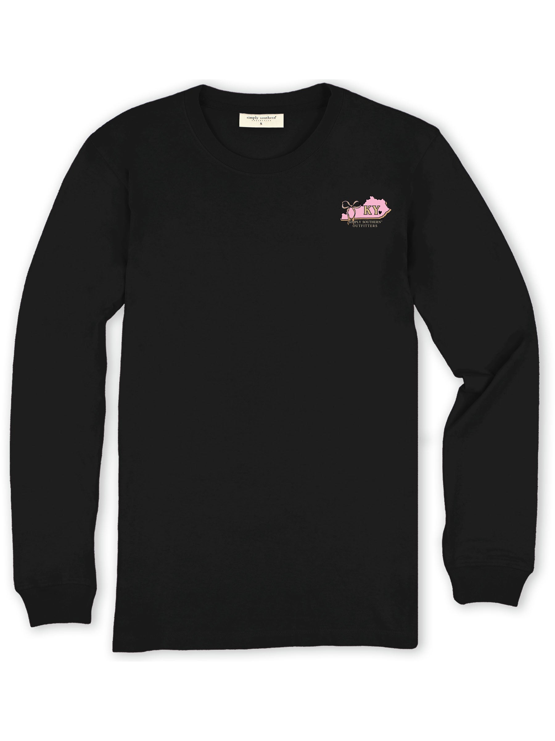 Simply Southern Kentucky Camo Bow Long Sleeve T-Shirt - SimplyCuteTees