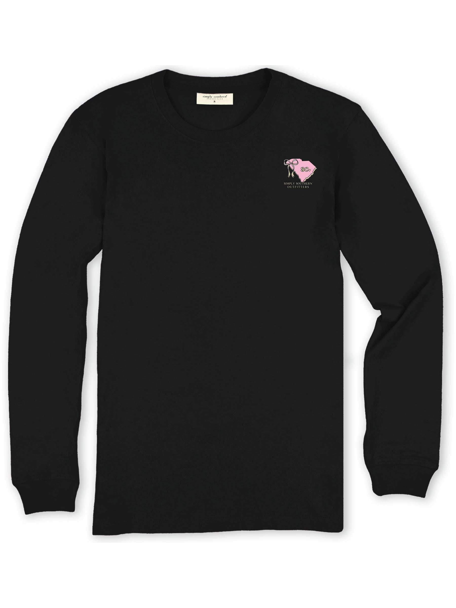 Simply Southern South Carolina Camo Bow Long Sleeve T-Shirt