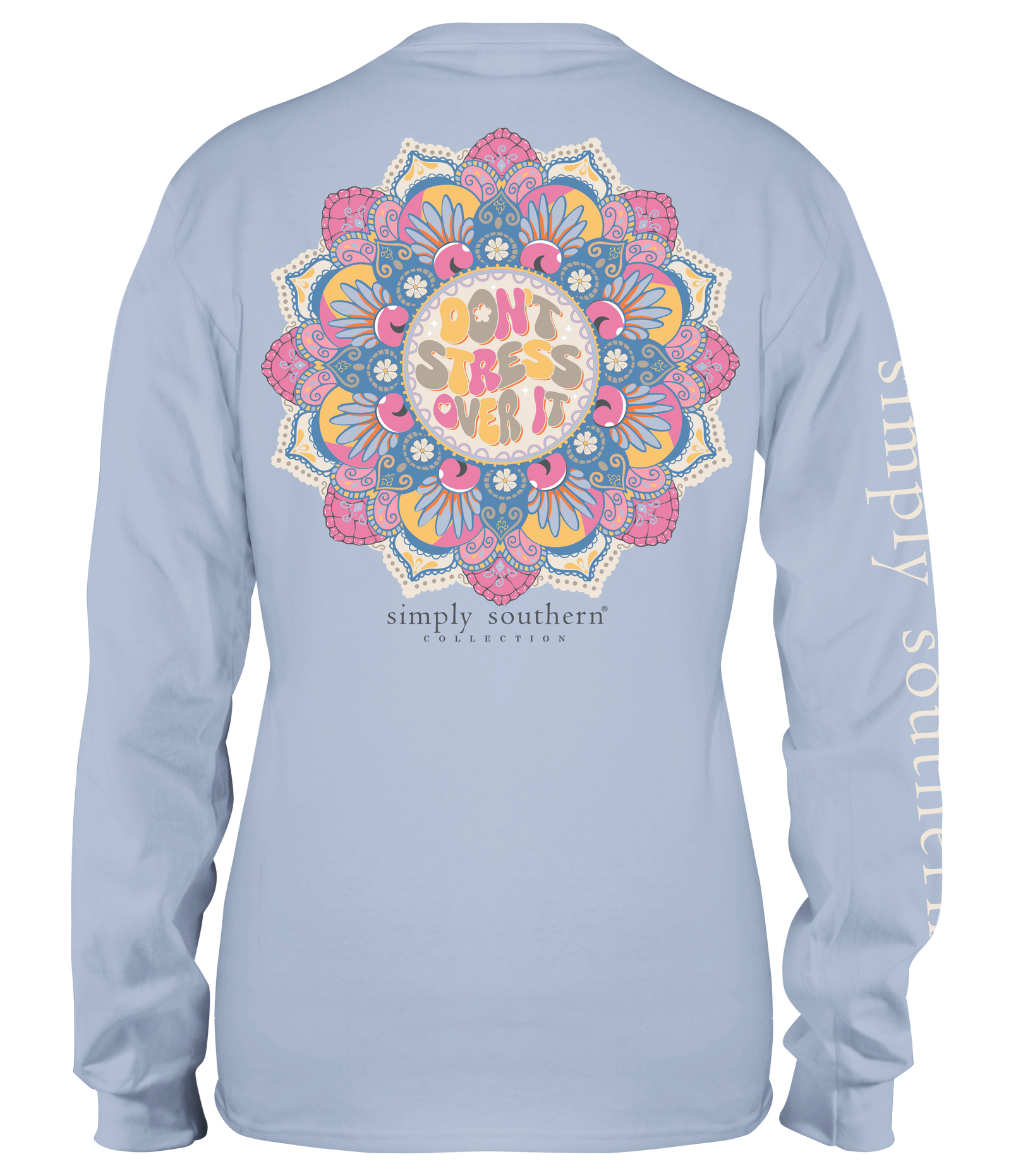 SALE Simply Southern Don't Stress Over It Long Sleeve T-Shirt