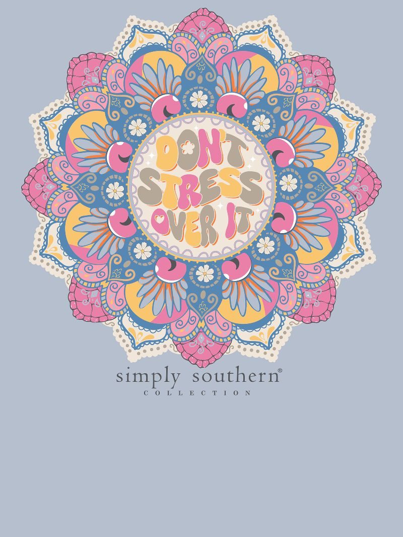 SALE Simply Southern Don't Stress Over It Long Sleeve T-Shirt