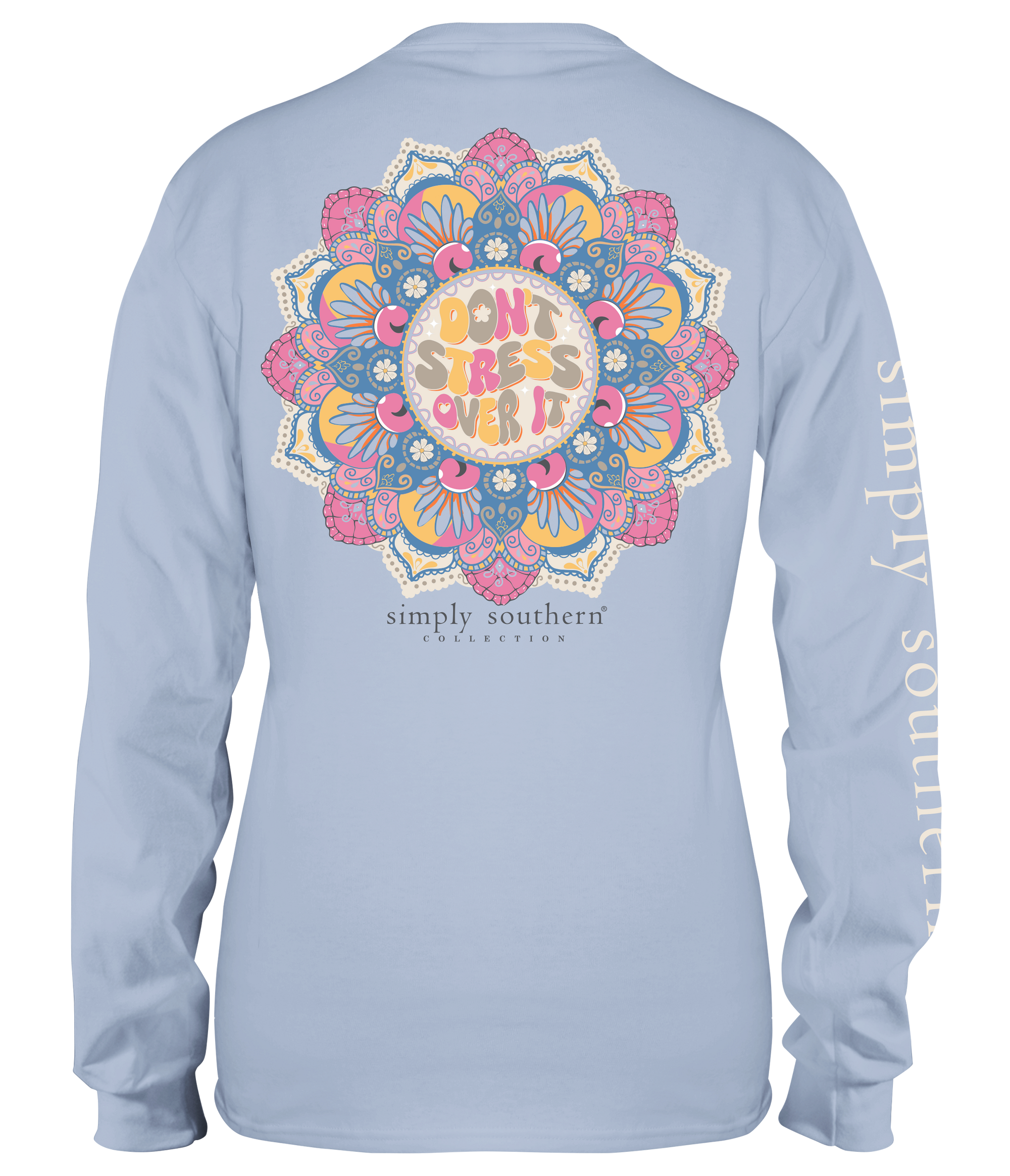 SALE Simply Southern Don't Stress Over It Long Sleeve T-Shirt