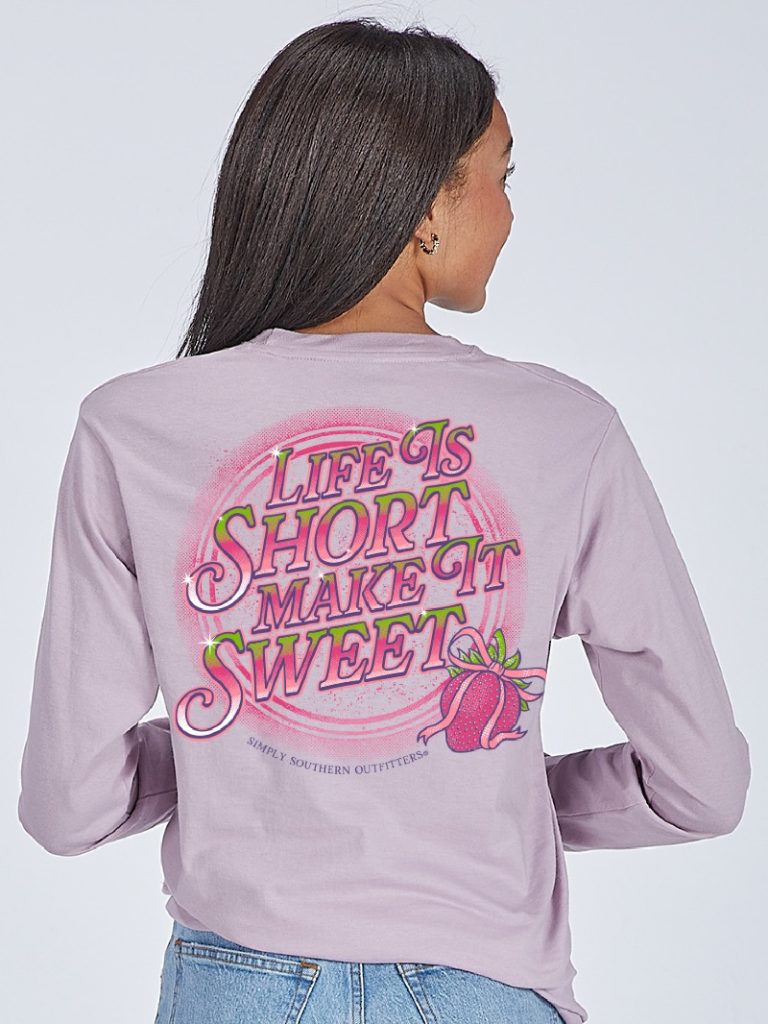 Simply Southern Make It Sweet Long Sleeve T-Shirt - SimplyCuteTees
