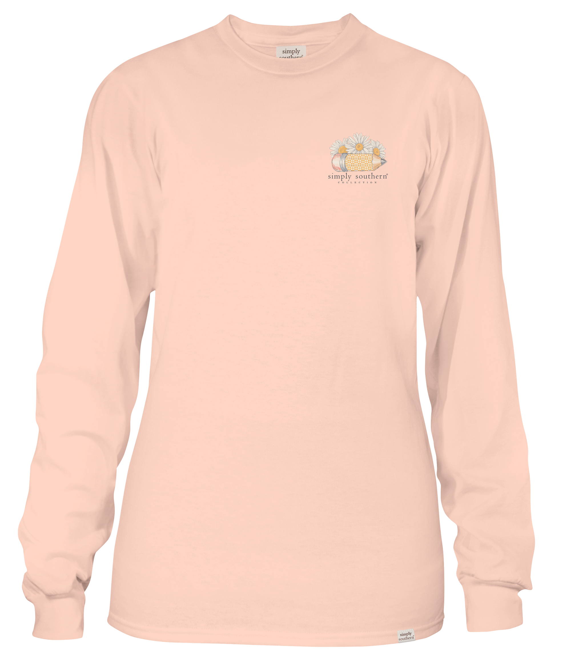 Simply Southern Peace Love Teach Long Sleeve T-Shirt - SimplyCuteTees