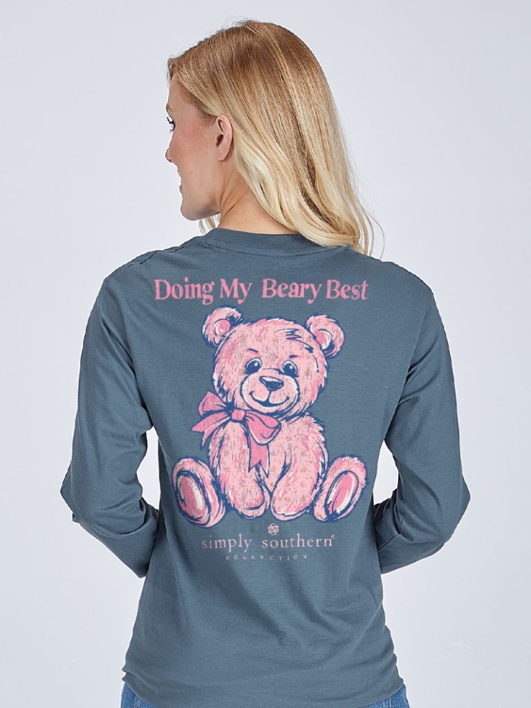 Simply Southern Teddy Best Long Sleeve T-Shirt