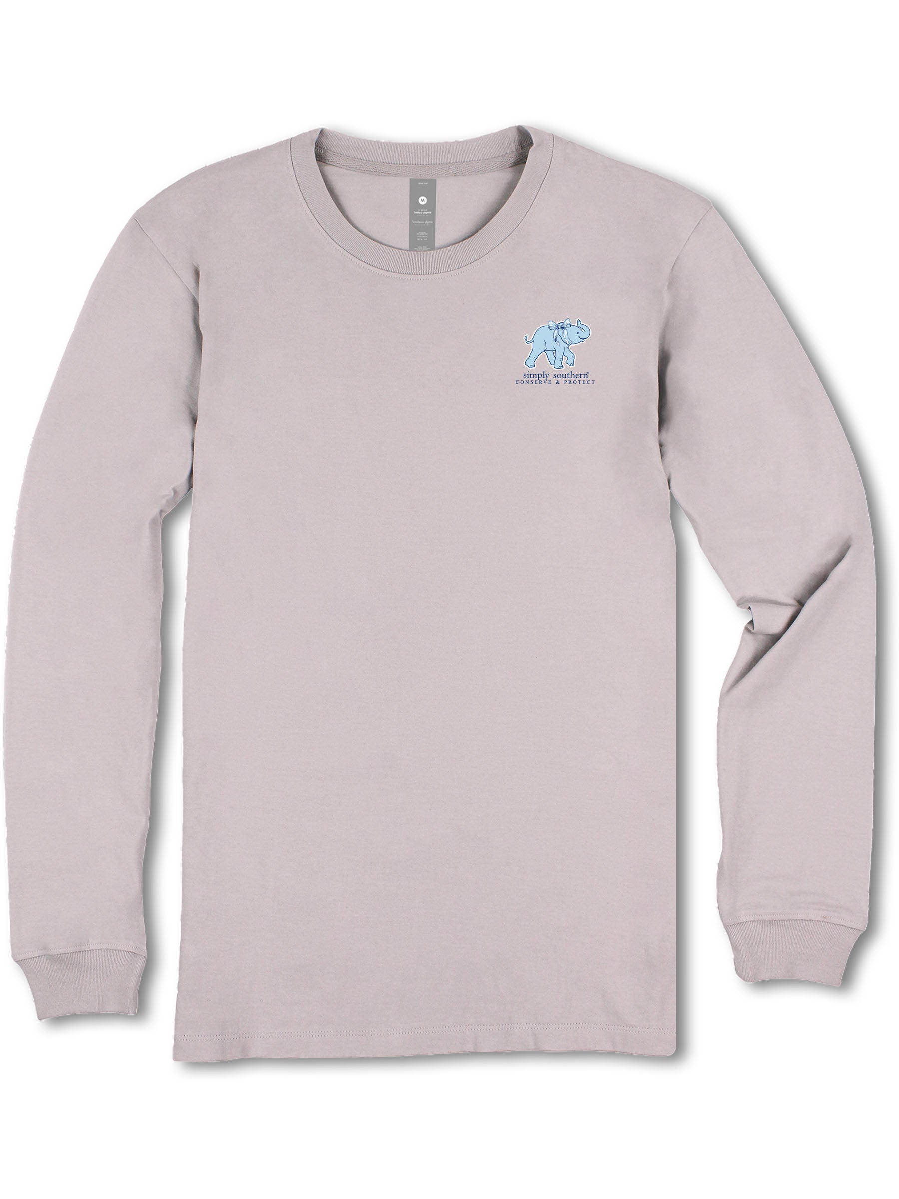 Simply Southern Elephant Tracker Flower Long Sleeve T-Shirt