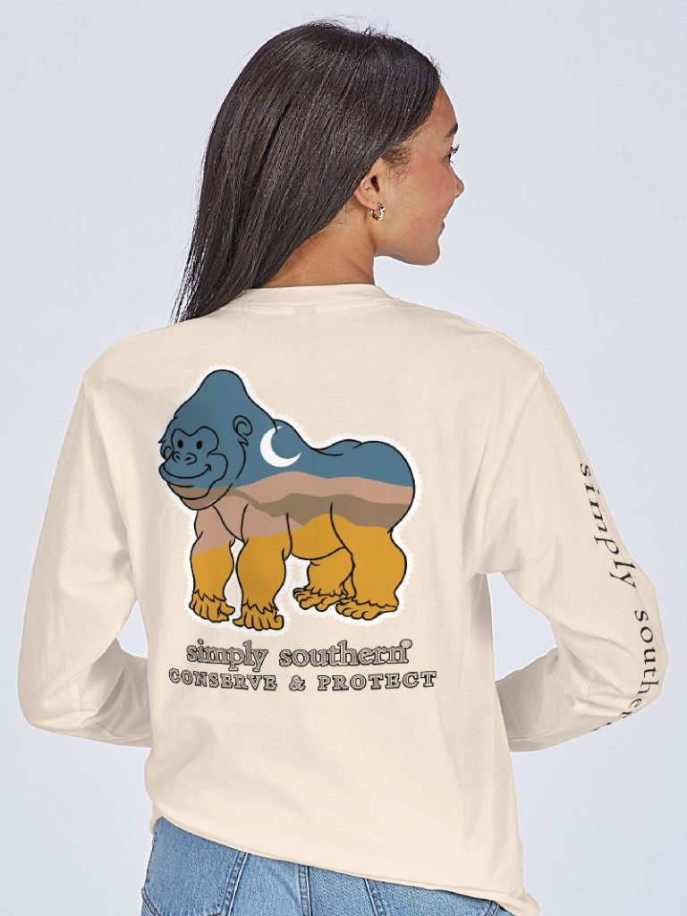 Simply Southern Gorilla Tracker Mountain Long Sleeve T-Shirt