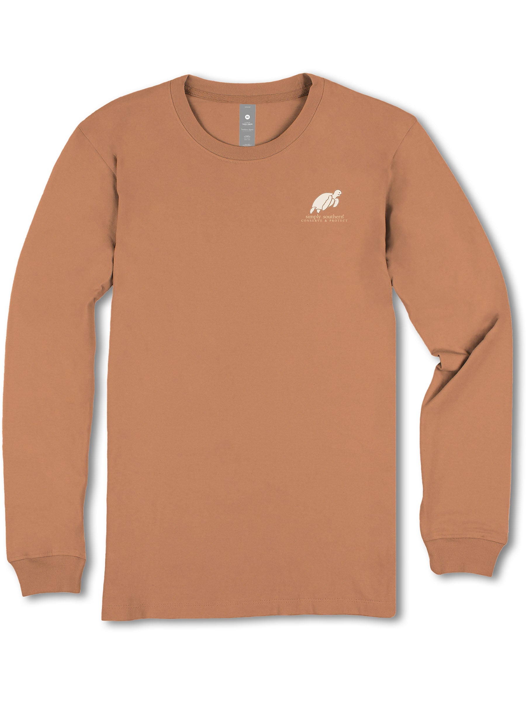 Simply Southern Turtle Tracker Flowers Long Sleeve T-Shirt
