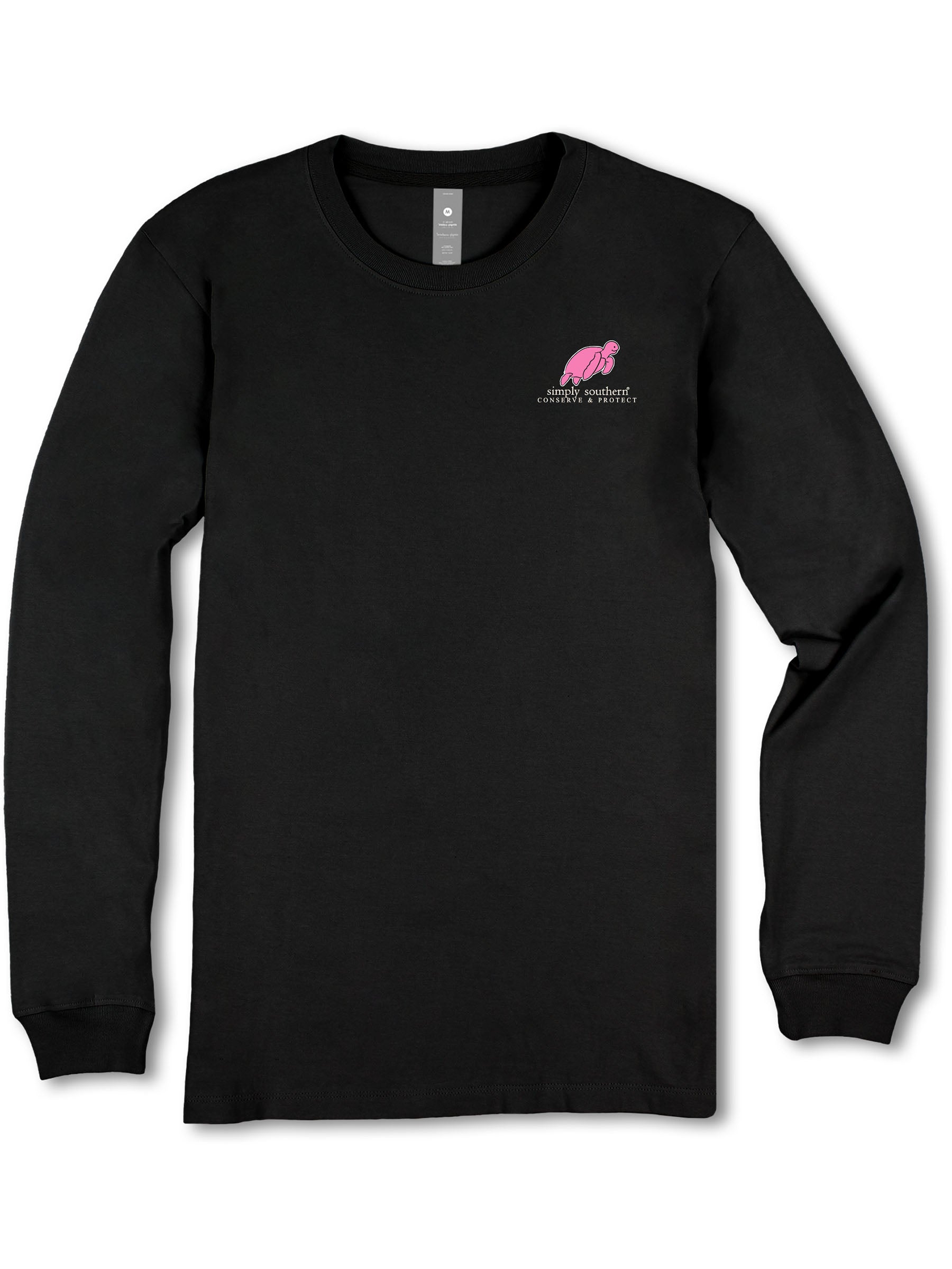 Simply Southern Turtle Tracker Ribbon Long Sleeve T-Shirt - SimplyCuteTees