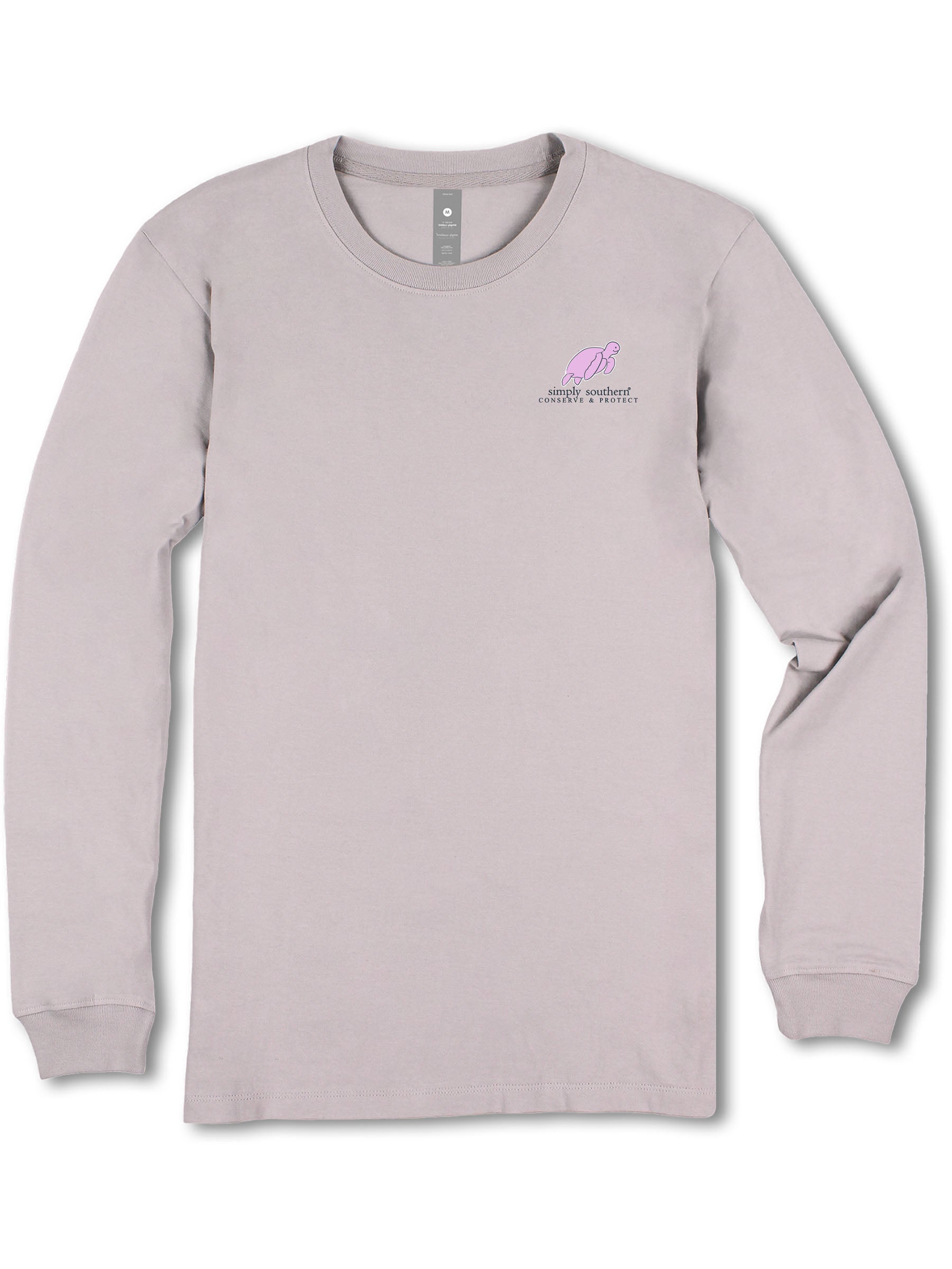 Simply Southern Turtle Tracker Cherry Long Sleeve T-Shirt