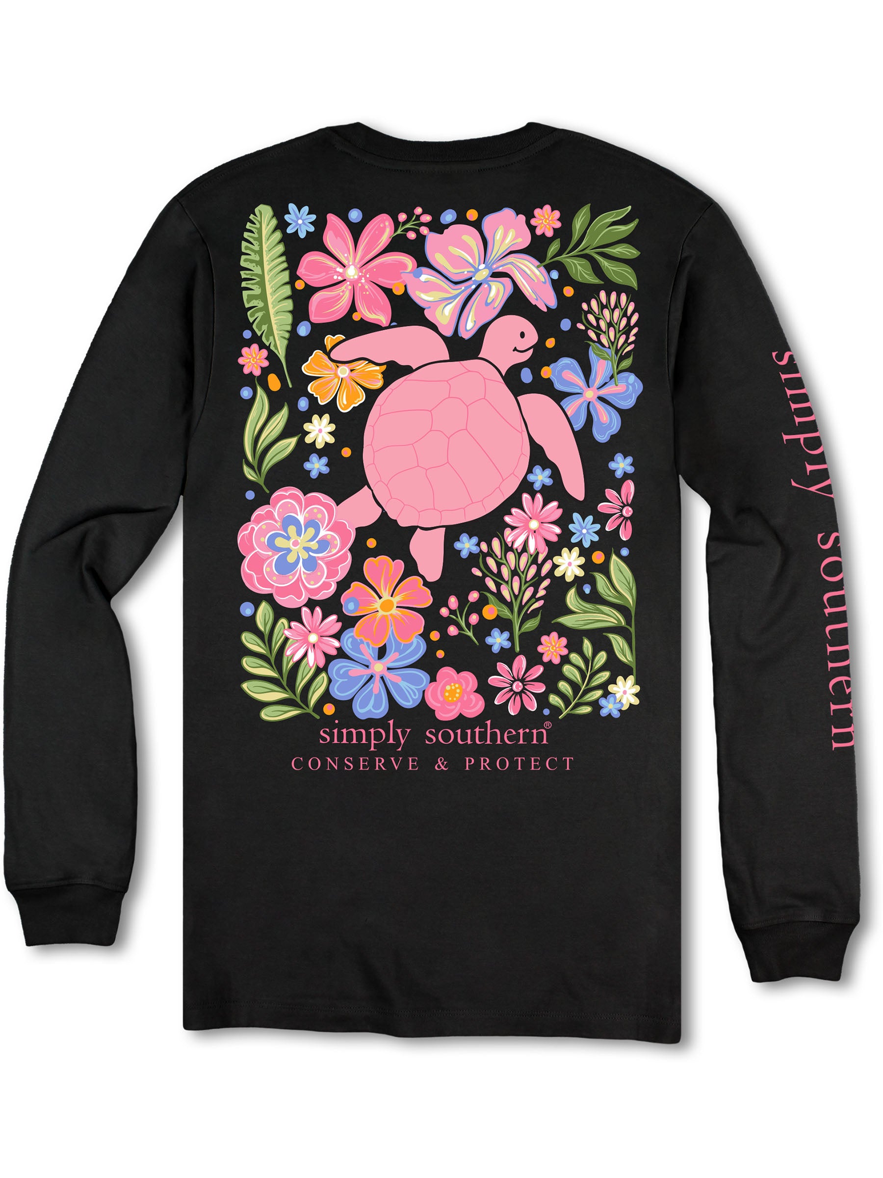Simply Southern Turtle Tracker Dream Long Sleeve T-Shirt - SimplyCuteTees
