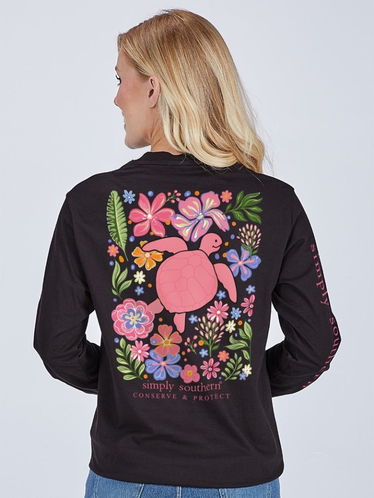 Simply Southern Turtle Tracker Dream Long Sleeve T-Shirt - SimplyCuteTees