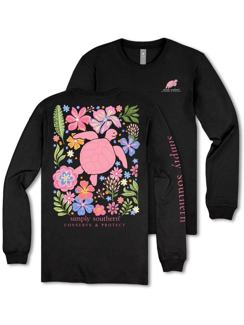 Simply Southern Turtle Tracker Dream Long Sleeve T-Shirt - SimplyCuteTees