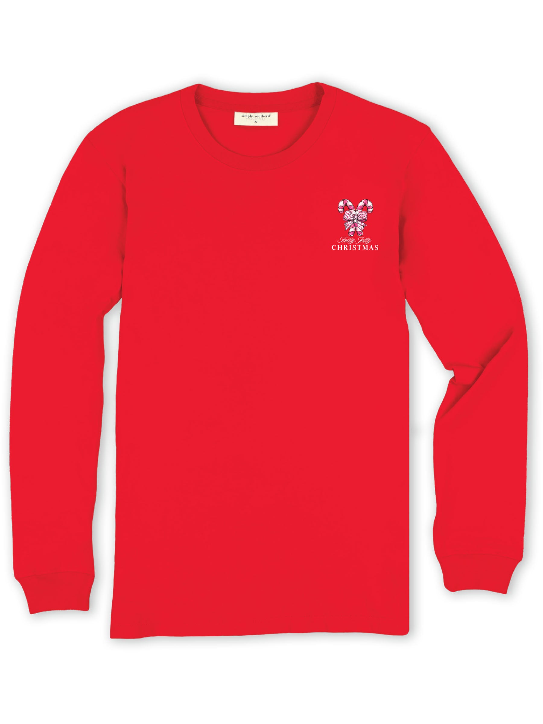 Simply Southern Bow Tree Holiday Long Sleeve T-Shirt