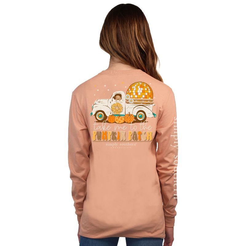 SALE Simply Southern Pumpkin Patch Fall Long Sleeve T-Shirt