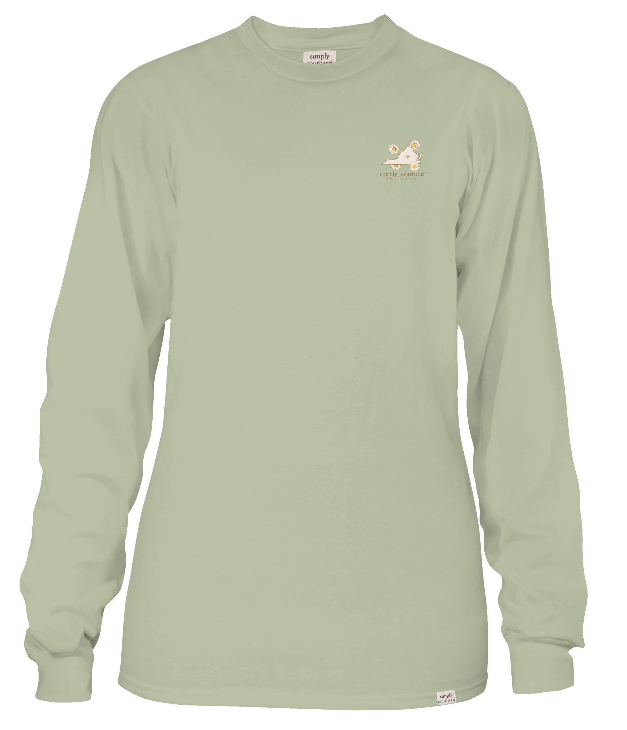 Simply Southern Good Vibes Virginia Long Sleeve T-Shirt