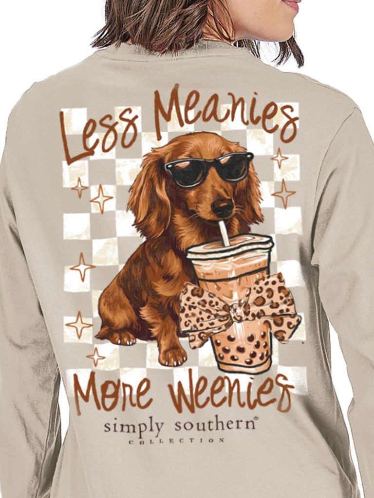 Simply Southern More Weenies Dog Long Sleeve T-Shirt