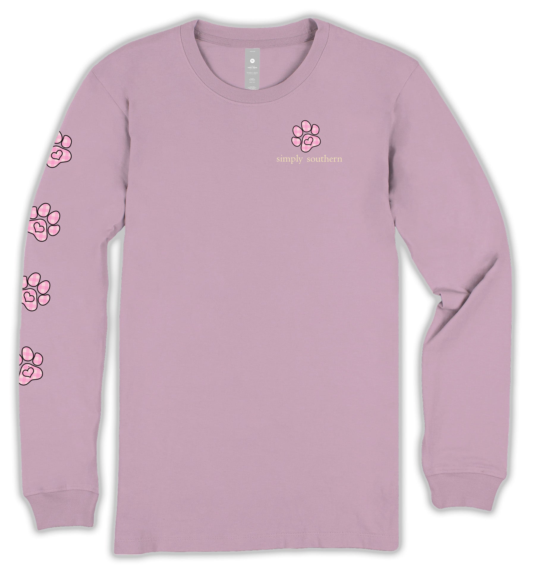 Simply Southern Dods And Coffee Wisteria Long Sleeve T-Shirt