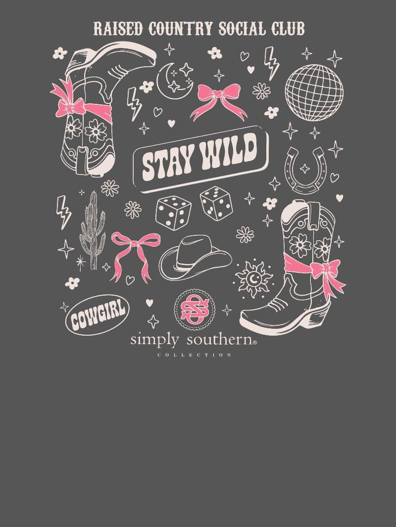 Simply Southern Country Wild Mineral Washed T-Shirt