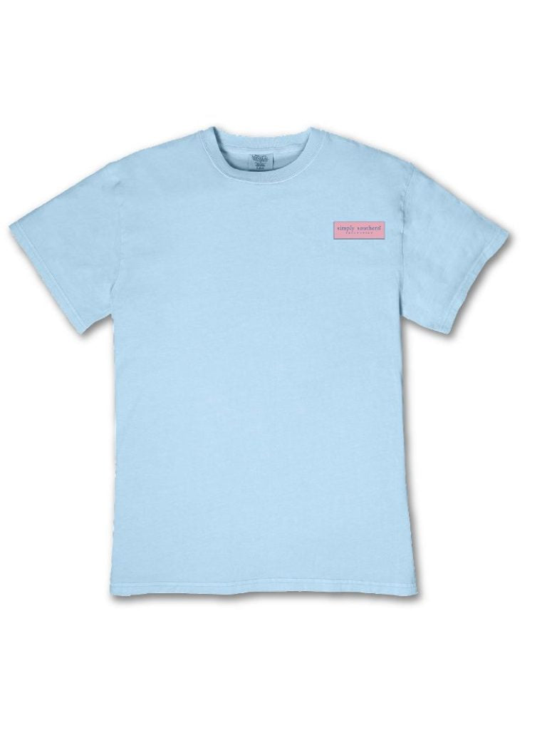 Simply Southern Puppies And Martinis Mineral Washed T-Shirt