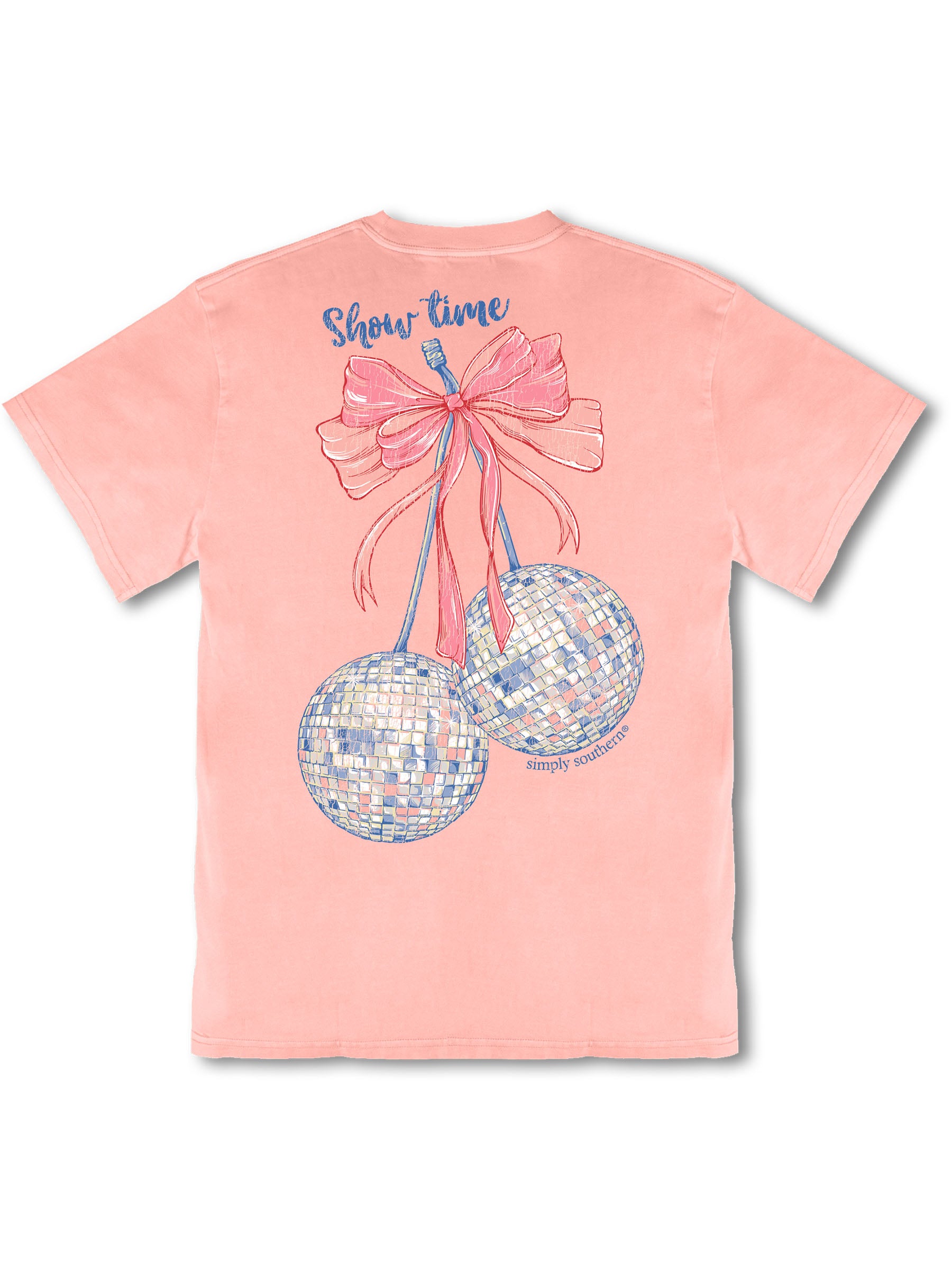 Simply Southern Show Time Mineral Washed T-Shirt - SimplyCuteTees