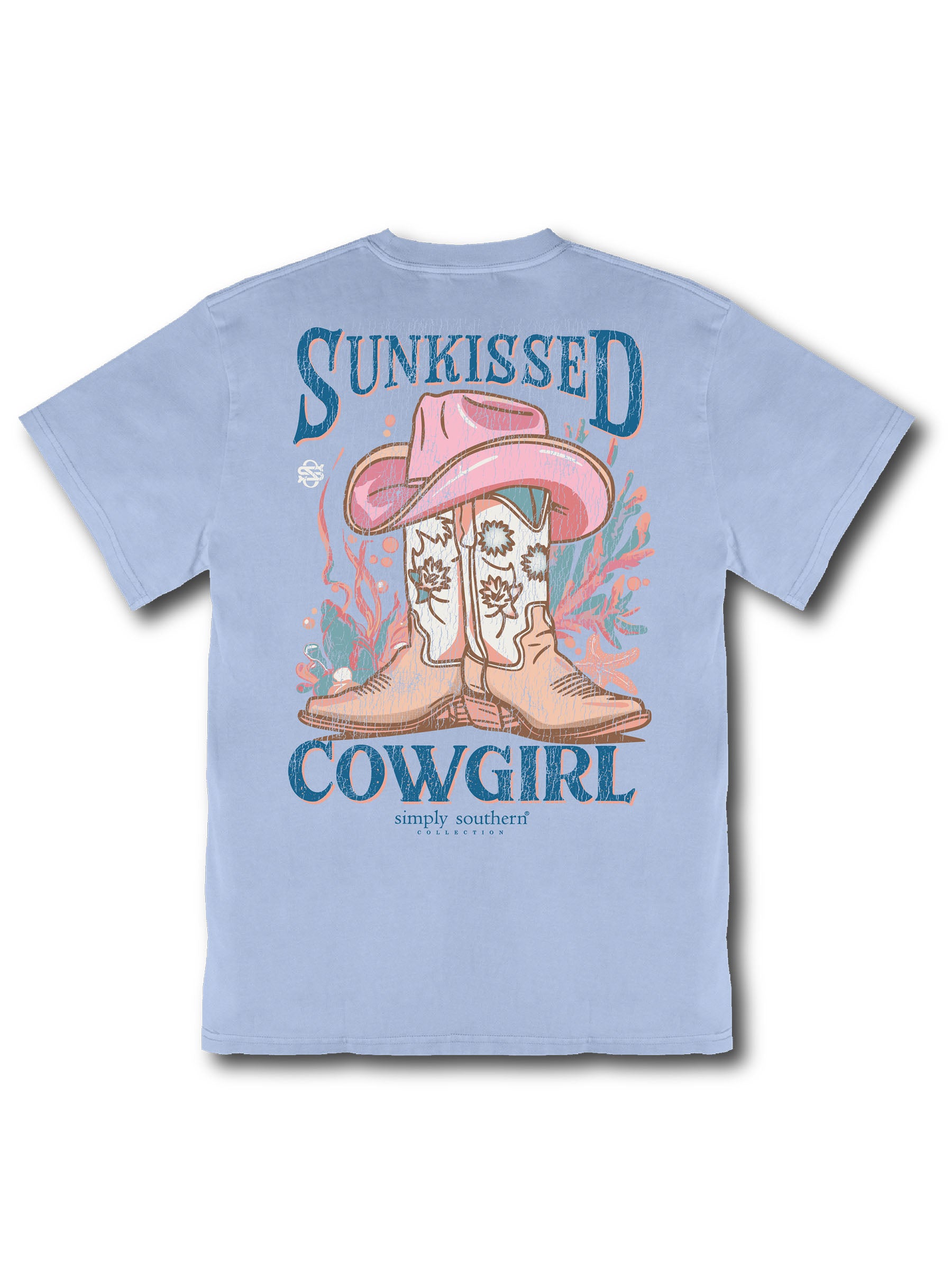 Simply Southern Sun Cowgirl Mineral Washed T-Shirt