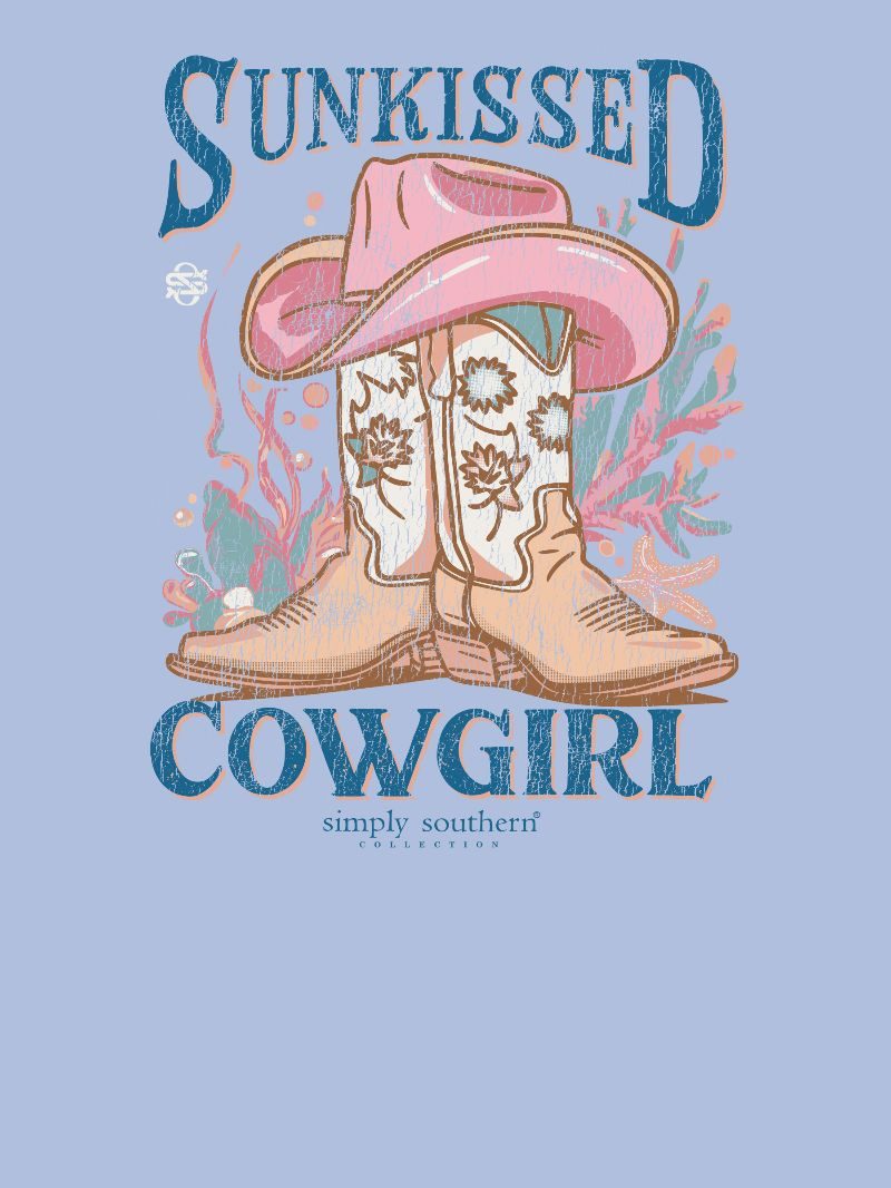 Simply Southern Sun Cowgirl Mineral Washed T-Shirt