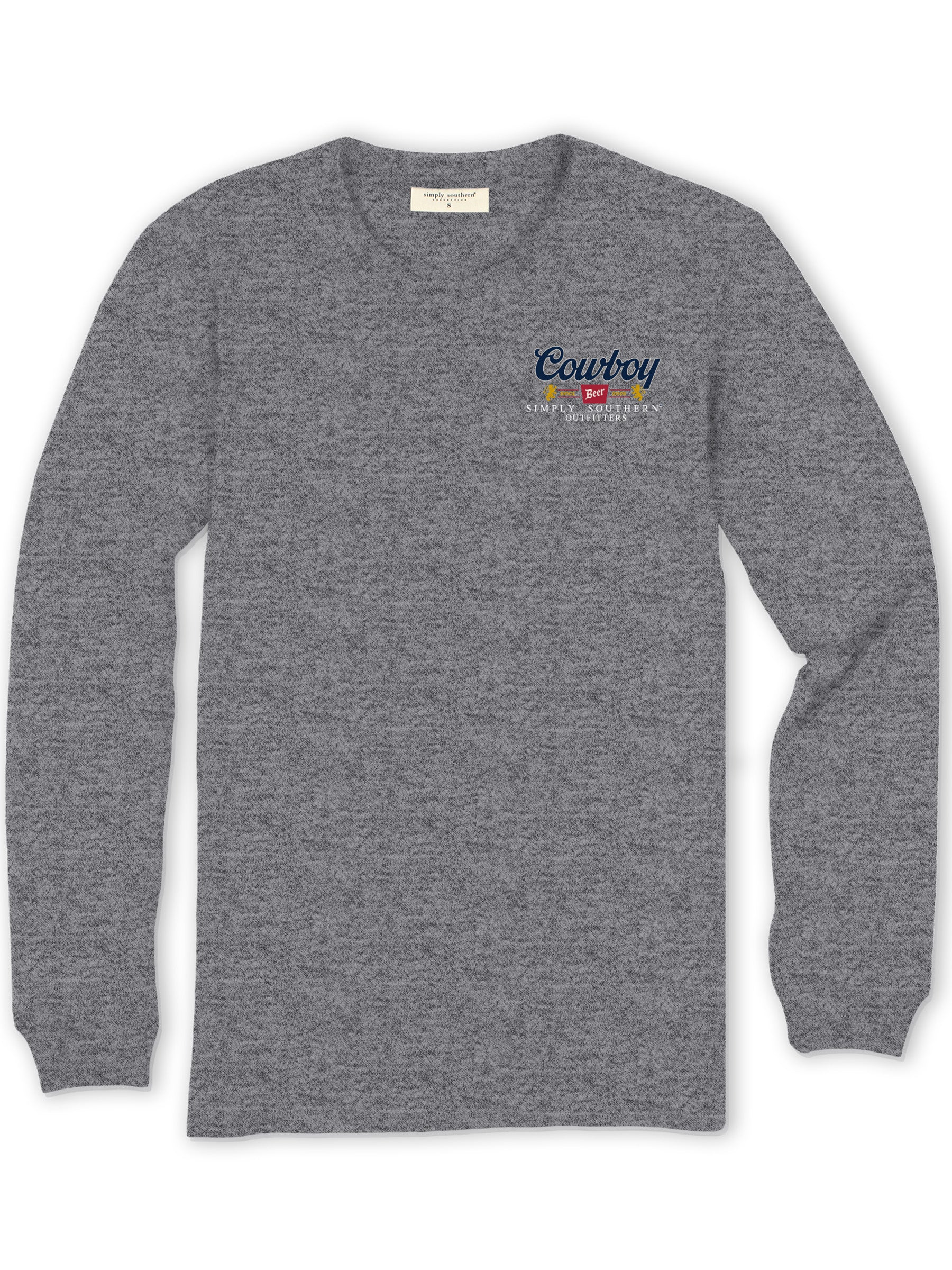 Simply Southern Cowboy Beer Unisex Long Sleeve T-Shirt