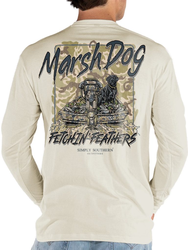 Simply Southern Duck Dog Boat Long Sleeve Unisex T-Shirt
