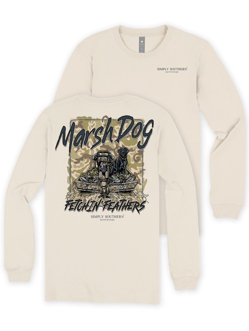Simply Southern Duck Dog Boat Long Sleeve Unisex T-Shirt