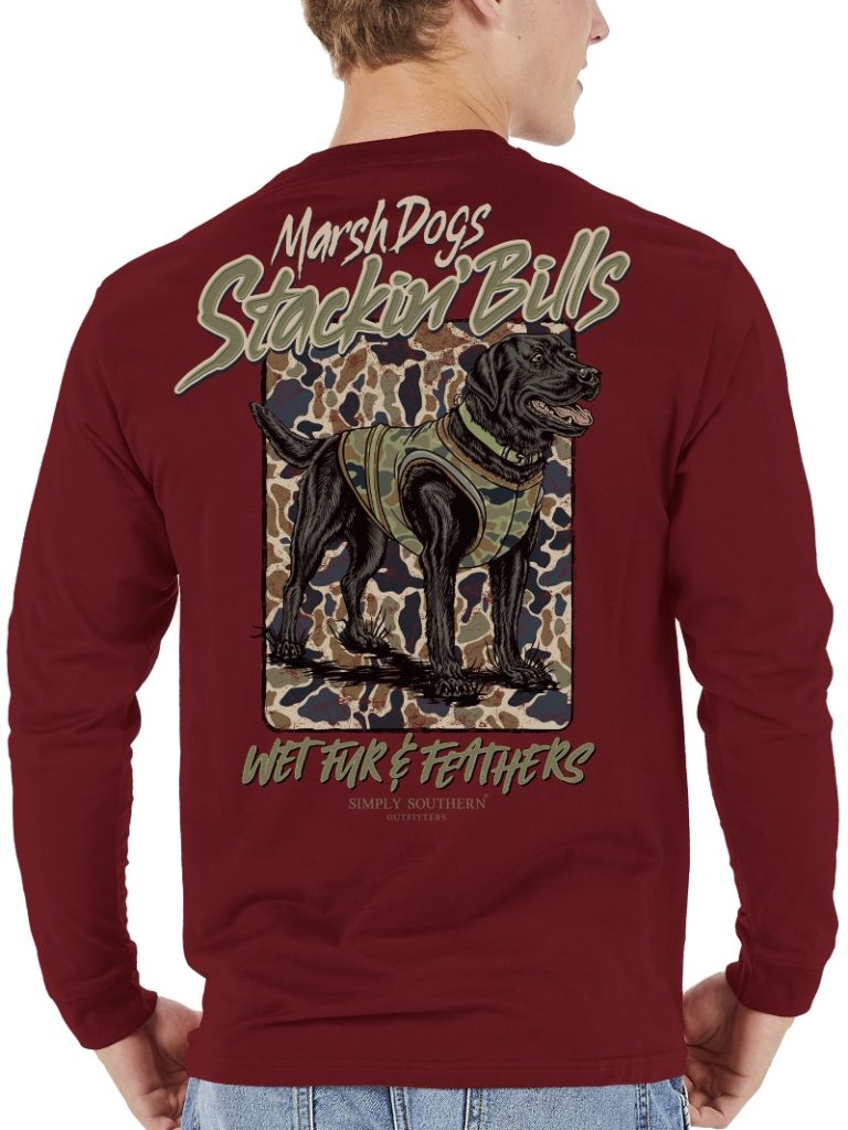 Simply Southern Camo Dog Vest Long Sleeve Unisex T-Shirt