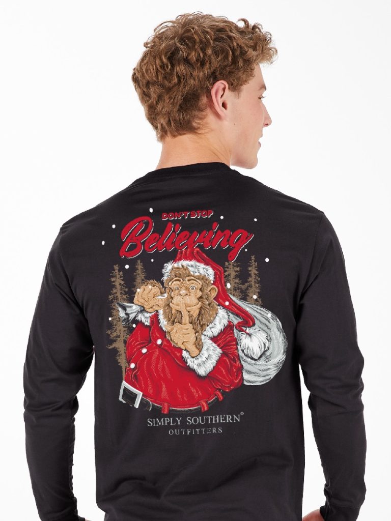 Simply Southern Don't Stop Holiday Long Sleeve Unisex T-Shirt