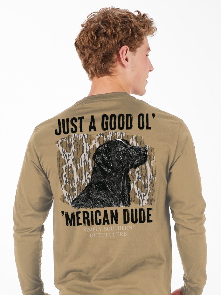 Simply Southern Merican Dude Good Long Sleeve Unisex T-Shirt