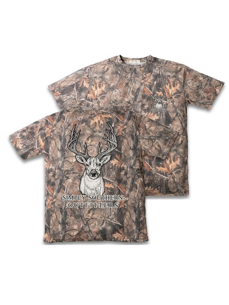 Simply Southern Buck Logo Camo Unisex T-Shirt