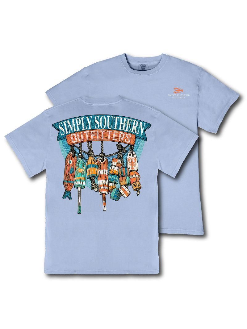 Simply Southern Outfitters Buoy Mineral Washed Unisex T-Shirt - SimplyCuteTees