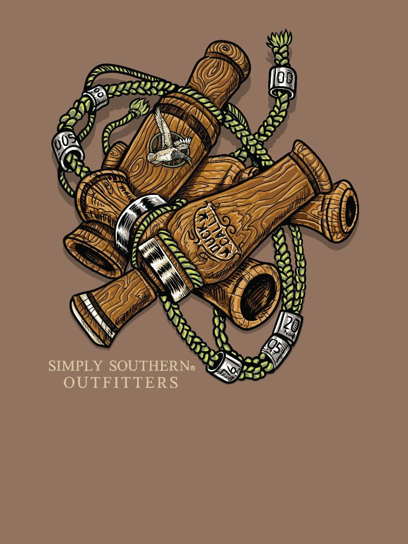 Simply Southern Outfitters Duck Call Mineral Washed Unisex T-Shirt