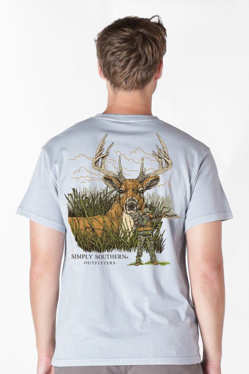 Simply Southern Outfitters Deer Hunting Mineral Washed Unisex T-Shirt - SimplyCuteTees