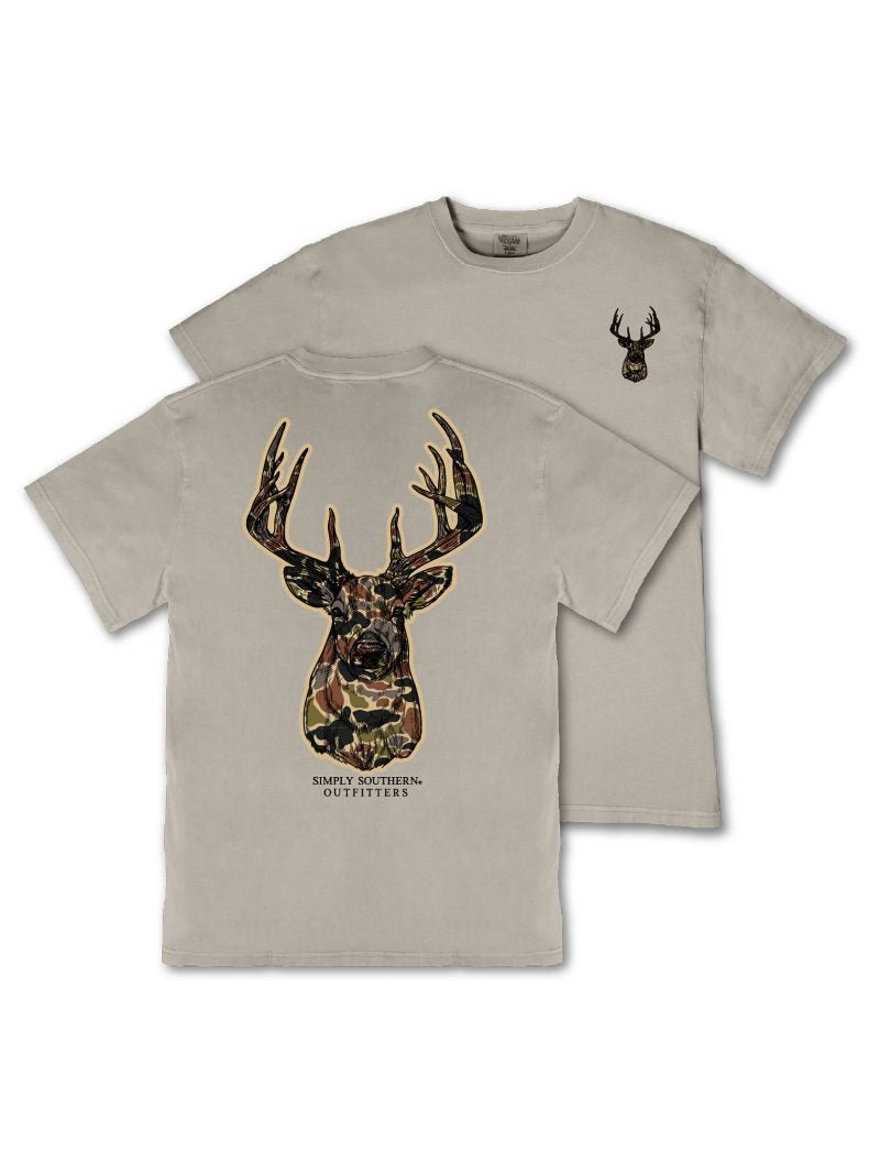 Simply Southern Camo Deer Mineral Washed Unisex T-Shirt