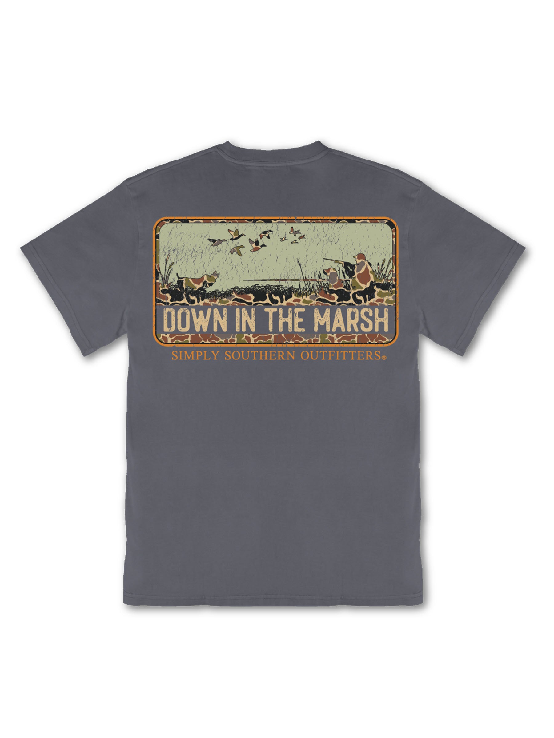 Simply Southern Down Camo Hunt Mineral Washed Unisex T-Shirt
